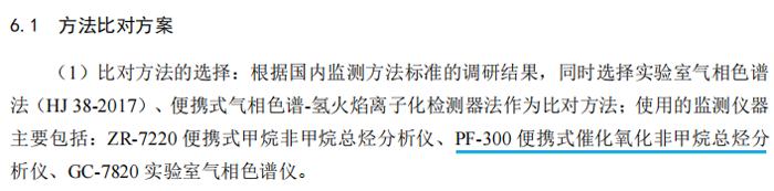 《固定污染源廢氣總烴、甲烷和非甲烷總烴的測(cè)定便攜式催化氧化-氫火焰離子化檢測(cè)器法》