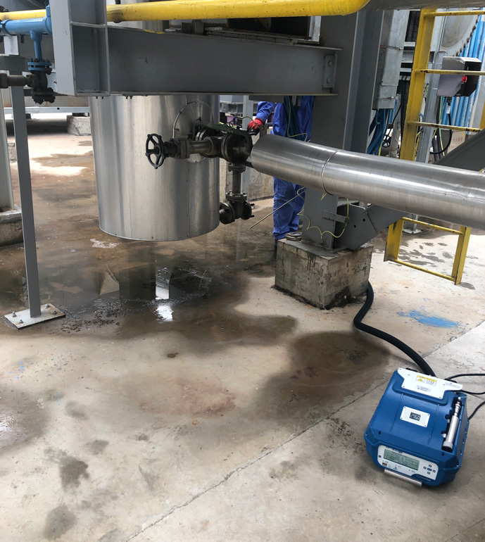 浙江石化揮發(fā)性有機物現(xiàn)場測試